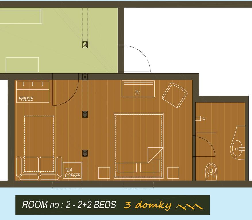 3 Domky Bed & Breakfast Demanovska Dolina Bagian luar foto
