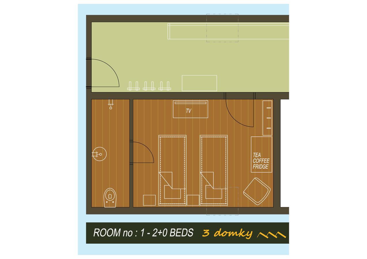 3 Domky Bed & Breakfast Demanovska Dolina Bagian luar foto